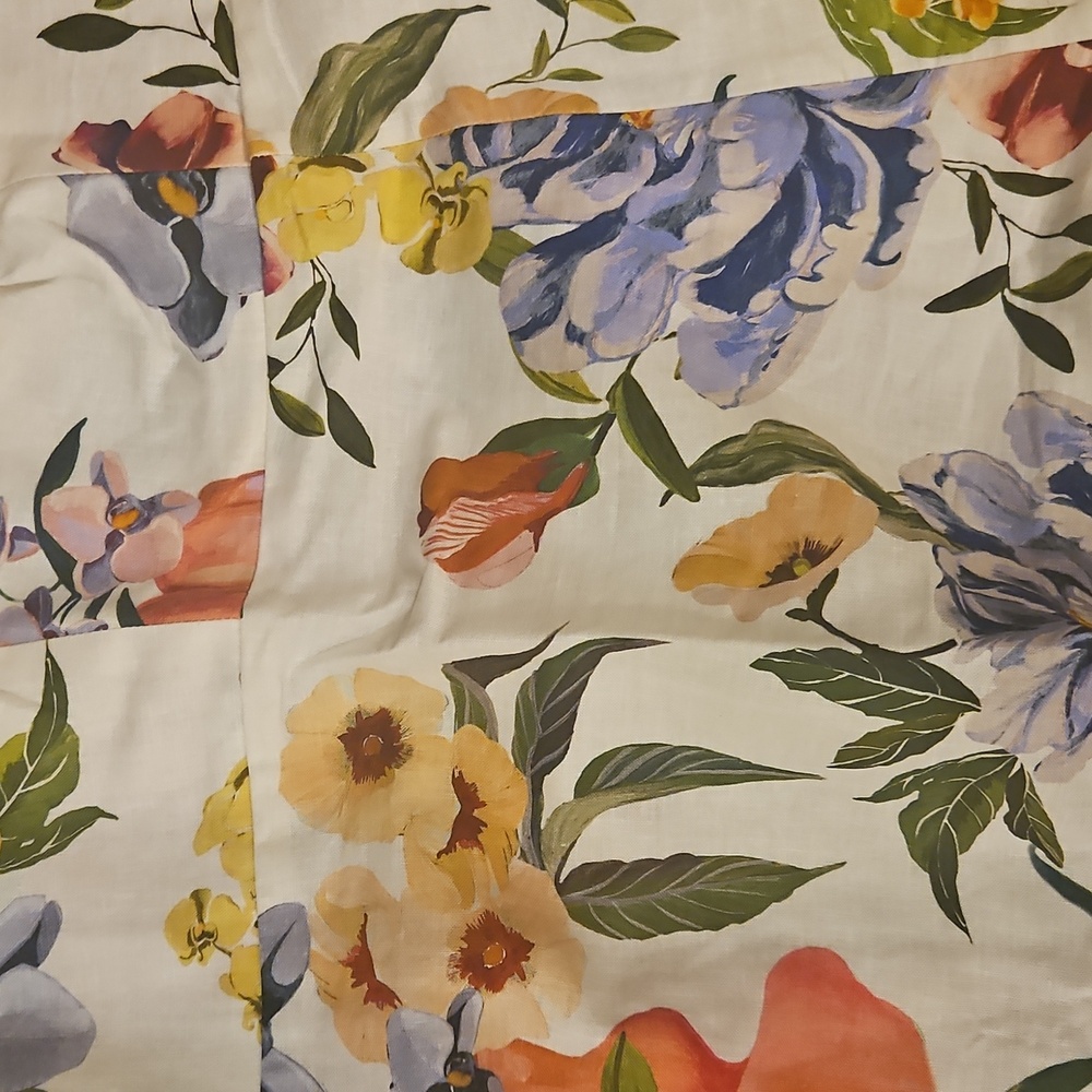 FARM Rio Off-White Greek Garden LENZING™ ECOVERO™ Euroflax™ Maxi Dress BNWT XL - Picture 2 of 8